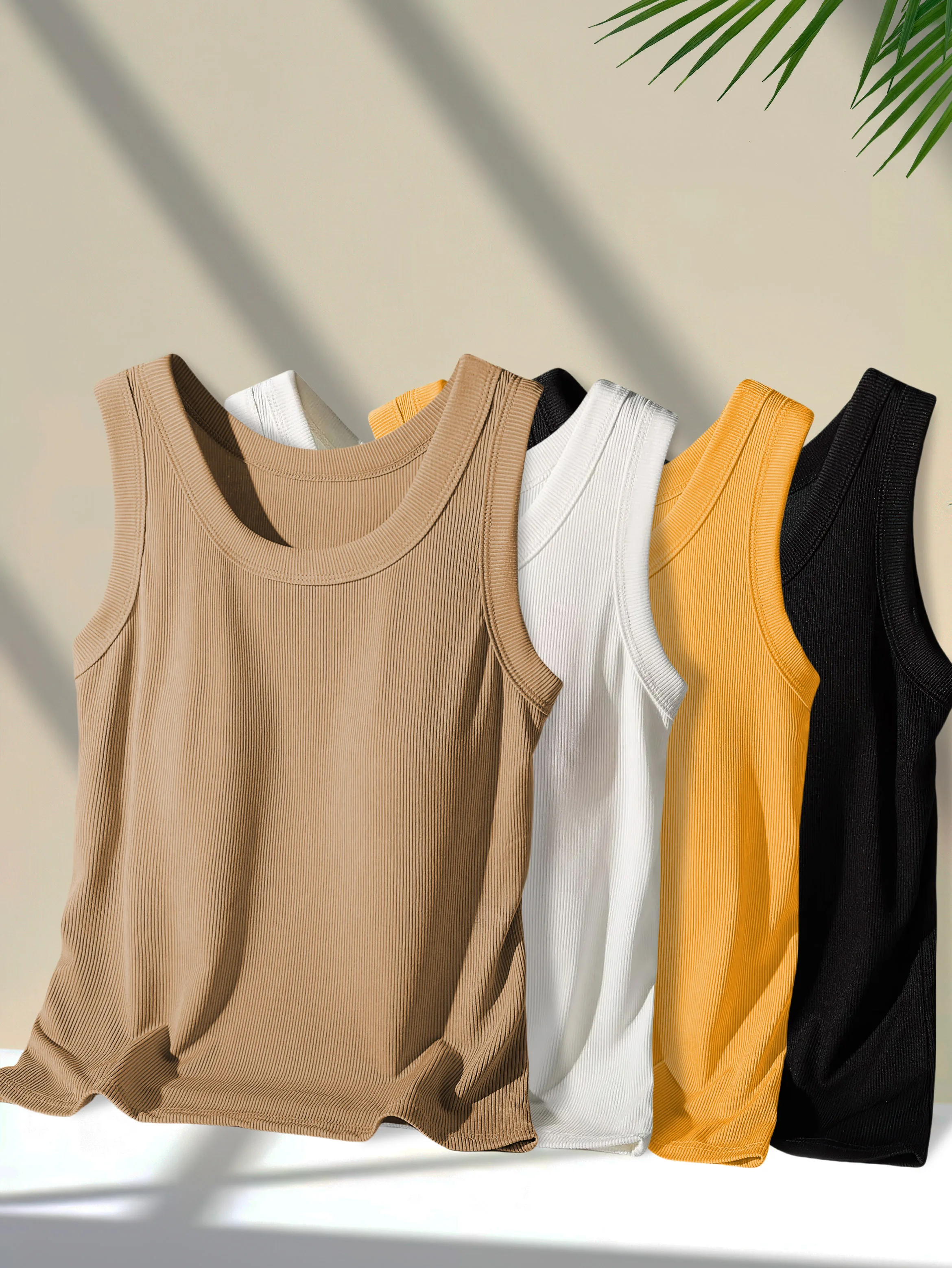 

New women's fashionable and trendy multi-purpose solid-color women's blouses set of four pieces