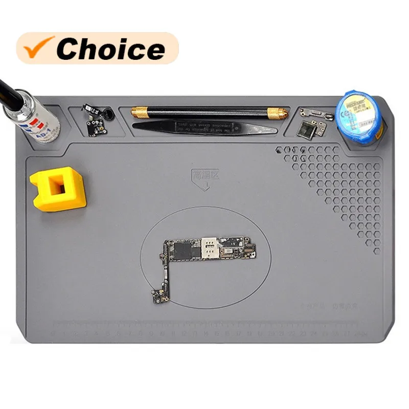 

TE-615 High Density Silicone Insulation Pad for Mobile Phone Corrosion Resistant High-temperature Resistant Thickened Mat