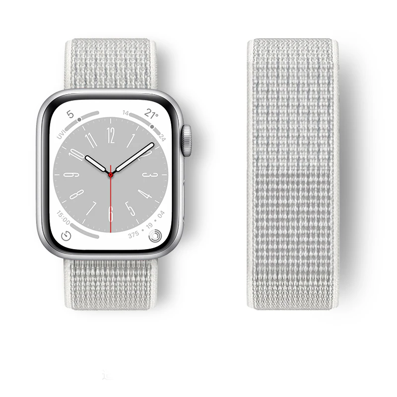 Sportschlaufe für Apple Watch Band Ultra 2 49 mm 44 mm 40 mm 45 mm 42/41/38 mm Nylon-Pride-Armband iWatch-Armband Serie 9 8 7 6 5 4 3 se – Detail 2