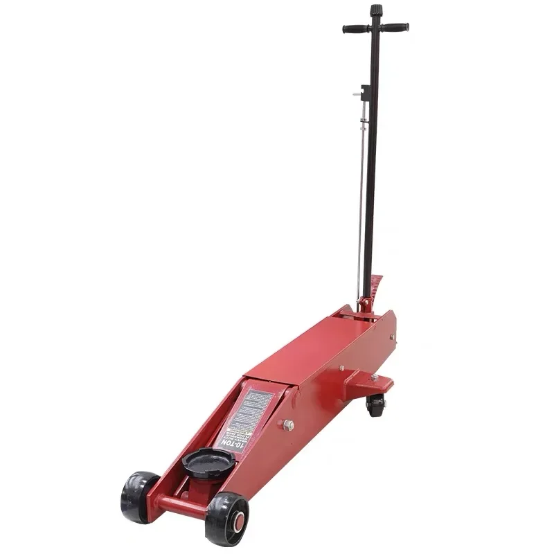 

Wholesale CE 10T Portable Hydraulic Long Floor Jack Heavy Duty Car Floor Jack