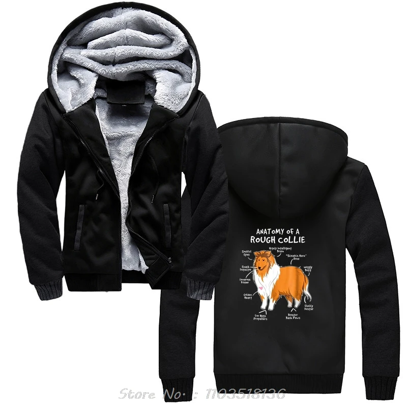 SWomenbeauty Anatomy Of A Rough Collie Funny Dog Puppy Gift Hoodie Fashion Cotton Hoody Women Men Oversized Clothing Winter