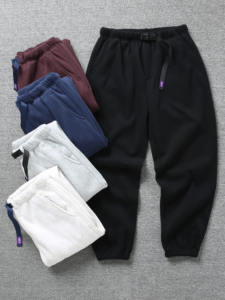 

Ретро-спортивные брюки унисекс с флисовой подкладкой, свободного кроя, для мужчин и женщин, повседневные, длинные, в стиле кэжуал