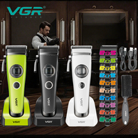 VGR Clipper Professional Hair Cutting Machine External Rotor Motor Barber Hair Trimmer Cordless Haircut Clipper for Men V-880C