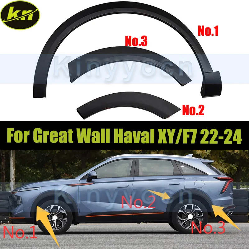 

Car Wheel Eyebrow Fender For Great Wall Haval XY/F7 2022 2023 2024 Wheel Eyebrow Arches Fender Flares