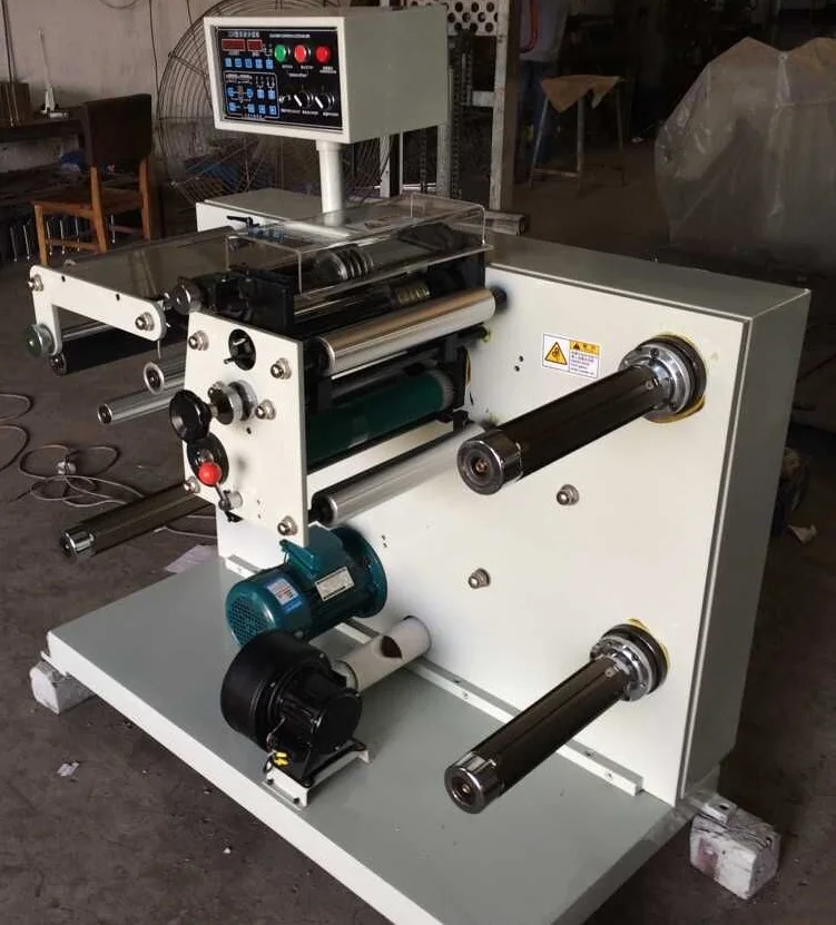 320 Narrow Width Small Mini Slitting Slitter Machine Price with Turret Rewinding Rewinder Usually for Adhesive Label Sticker