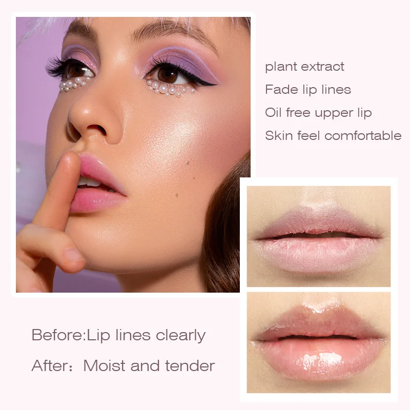 Lip Plumper Volumizer Lips Plumping Gloss Oil Moisturizing Lipstick To Increase Lips Pink Care Female Makeup Korean Cosmetics5ML