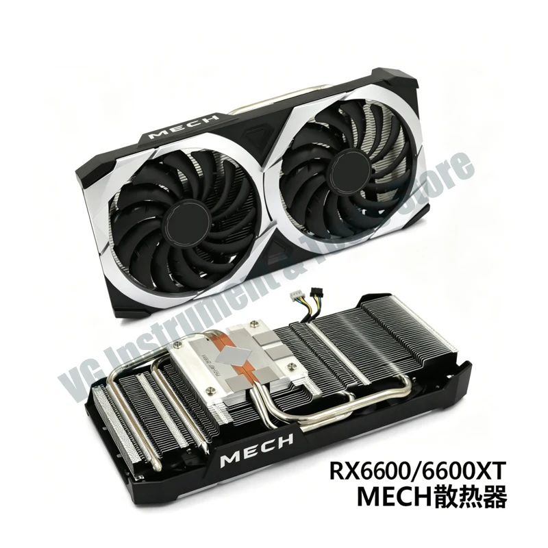 Geeignet für MSI RX6600 6600XT 6650XT 6700XT 6750XT MECH Grafikkarten-Kühlkörper Lüfter – Detail 2