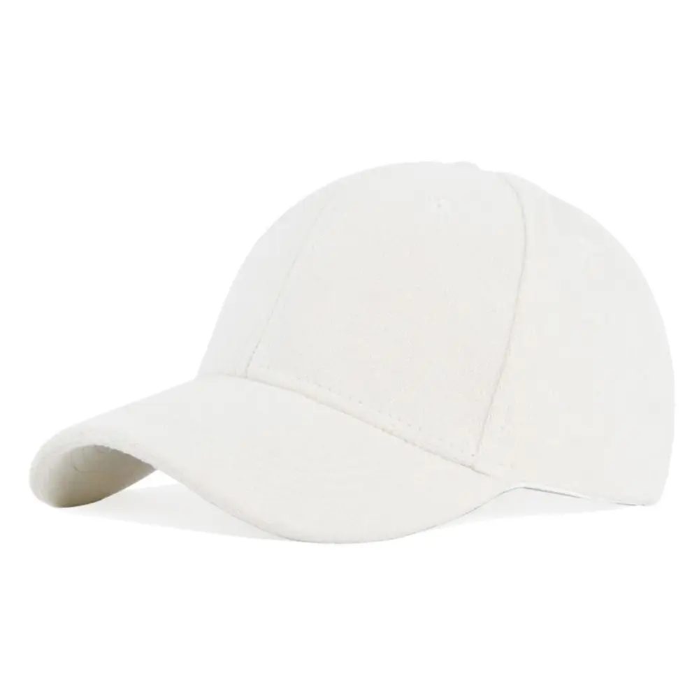 Lässige Wildleder-Baseballkappe, verstellbarer warmer Sonnenhut, atmungsaktiver Outdoor-Snapback-Hut für Männer und Frauen – Detail 8