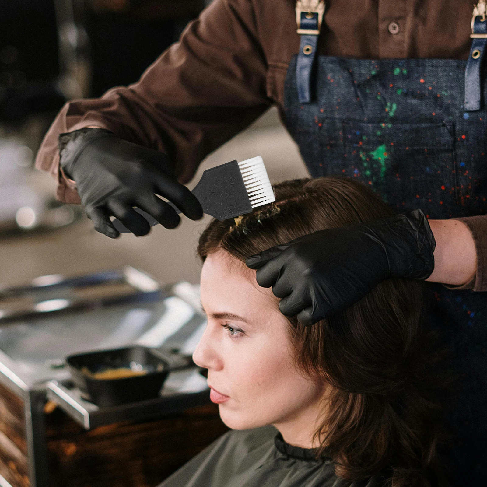 

3pcs Hair Dye Brush Professional Grade Durable Applicator For Home Salon Use Easy Diy Hair Coloring Tint Treatment Tool