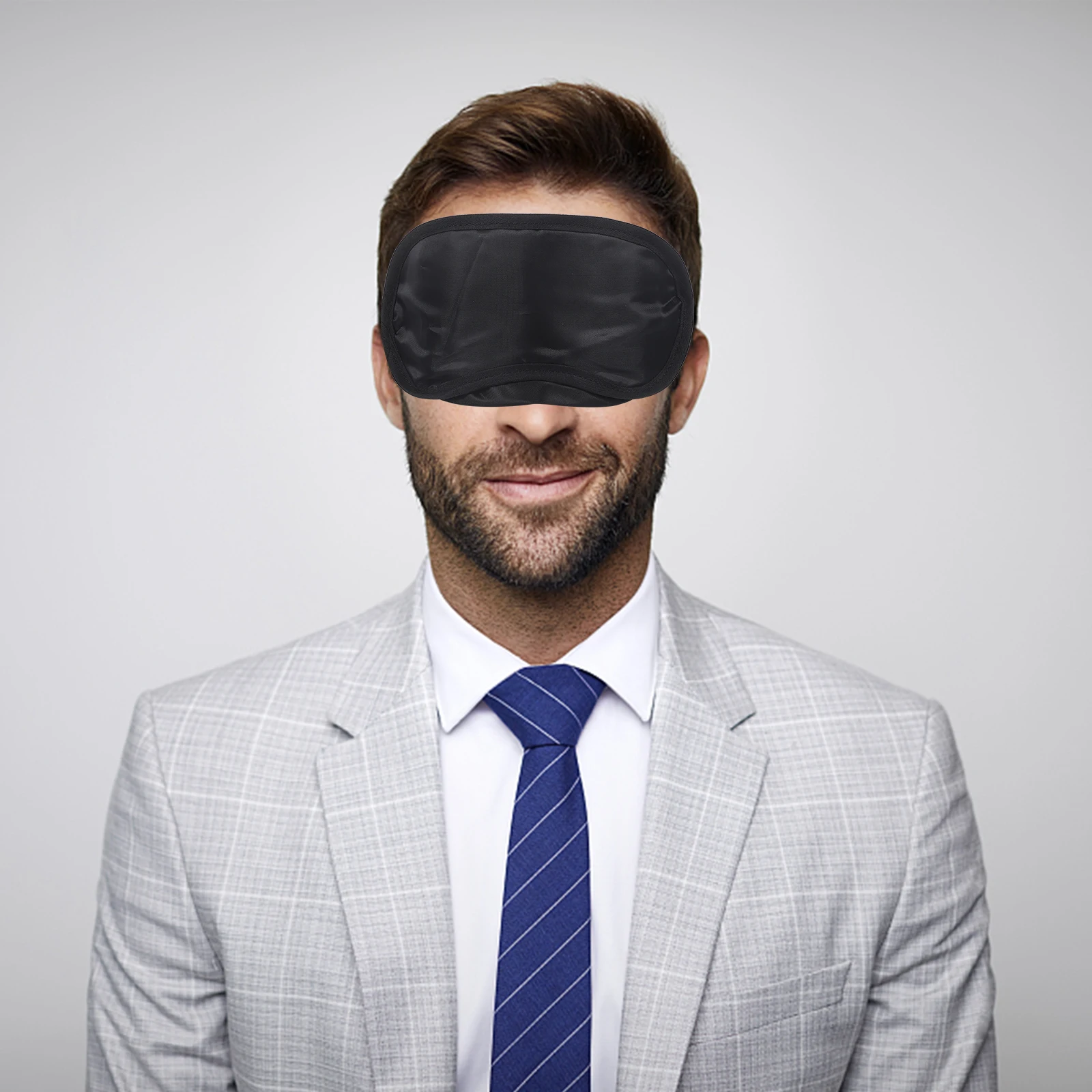 

30 шт. полиэстеровая маска для сна, затеняющая повязка на глаз, моющаяся легкая тени для век с горячей и холодной терапией для путешествий, домашнего использования в отеле