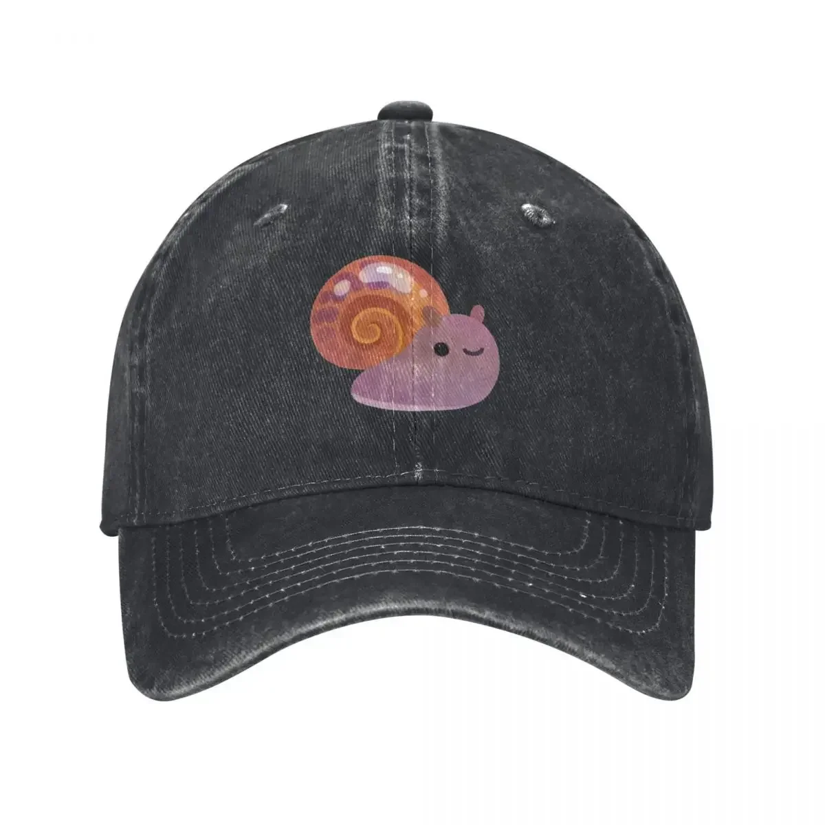 

Land snail - pastel Baseball Cap funny hat Snapback Cap Uv Protection Solar Hat Mens Caps Women's