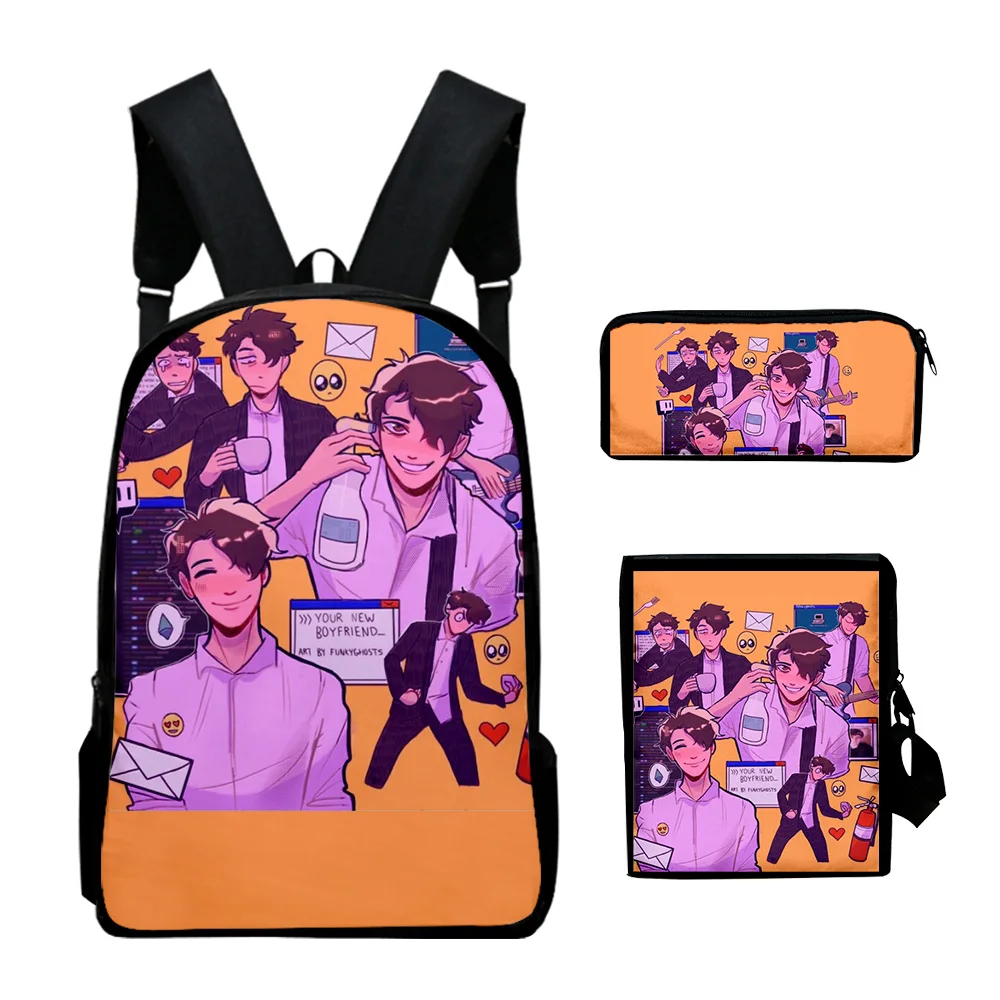 

Популярные в стиле хип-хоп Wilbur soot 3D принт 3 шт./компл. школьные сумки для ноутбука рюкзак наклонная сумка через плечо пенал