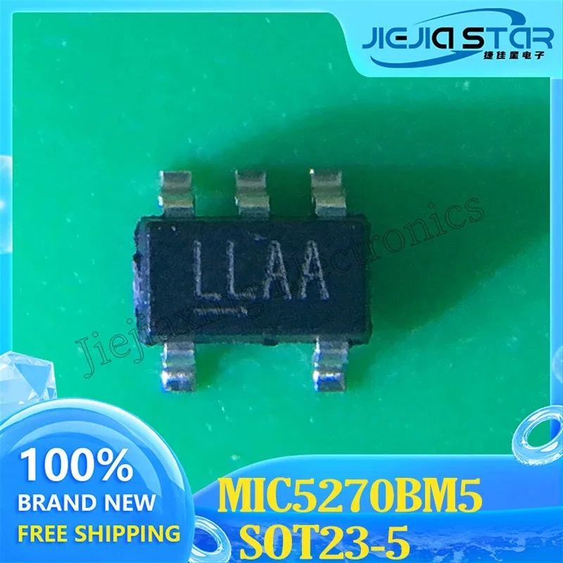 

Electronics MIC5270YM5 MIC5270BM5 parts mark LLAA SOT23-5 LDO low voltage dropout linear regulator IC new original in stock