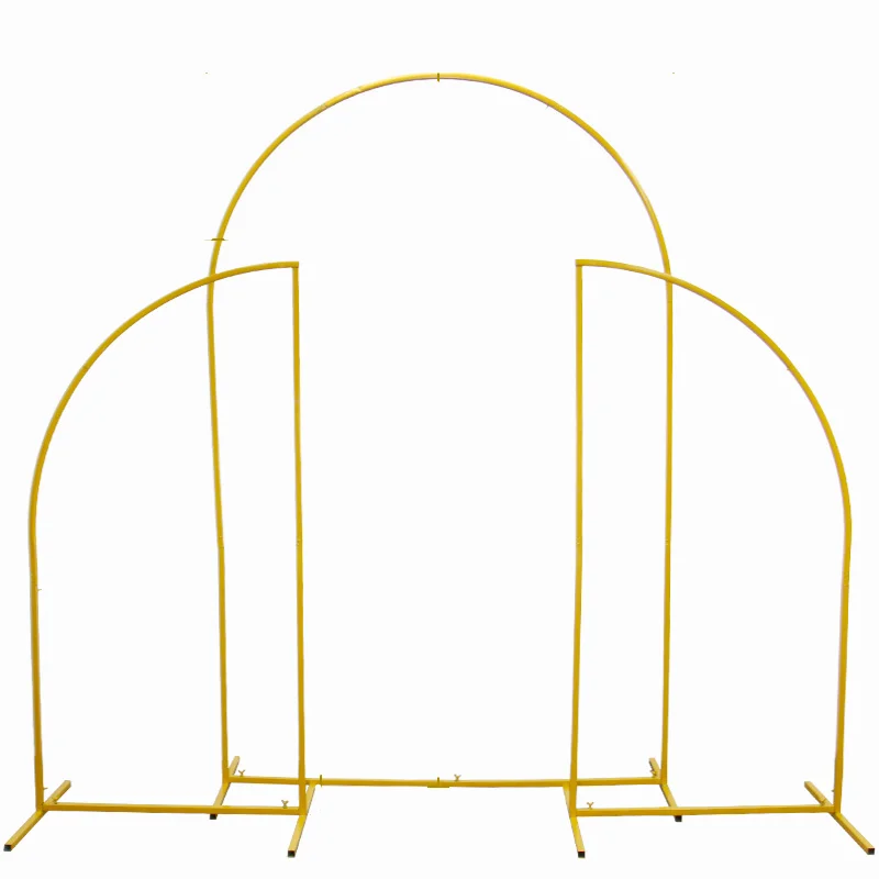 Metal Wedding Garden Arch Easy Assembly Backdrop Stand Balloon Arch Frame for Garden,Yard,Wedding, Birthday Party,Indoor Outdoor