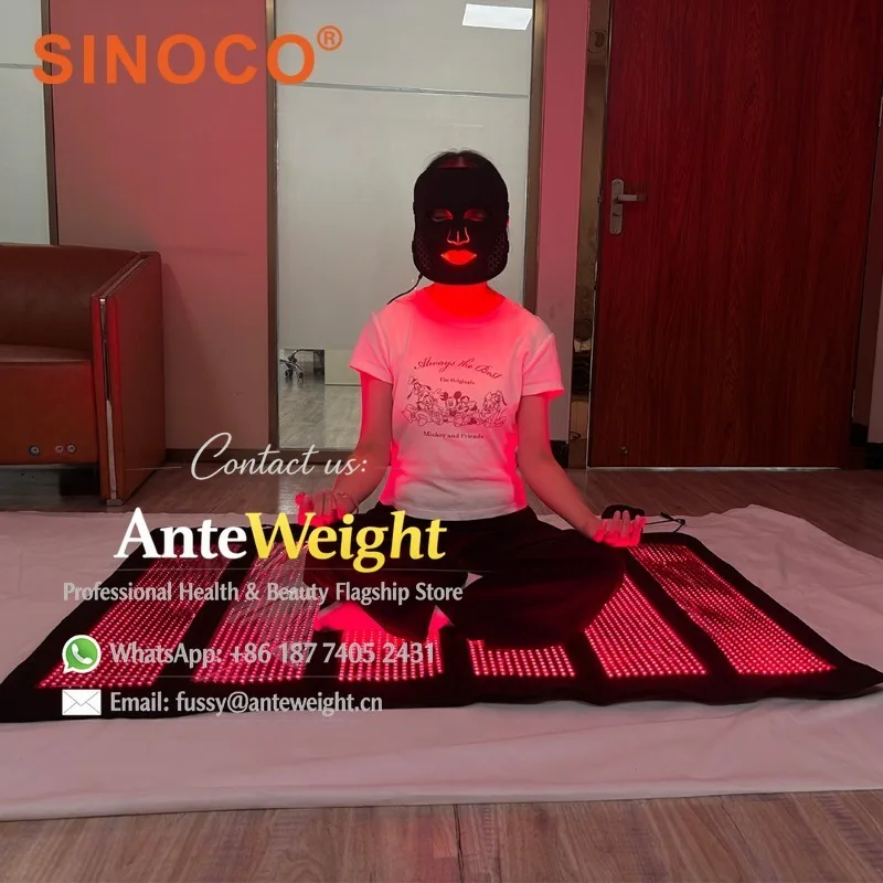Home Spa Beauty & Personal Care Product Red Light Therapy Bed Mat for Whole Body Pain Relief Foldable and Easy to Store