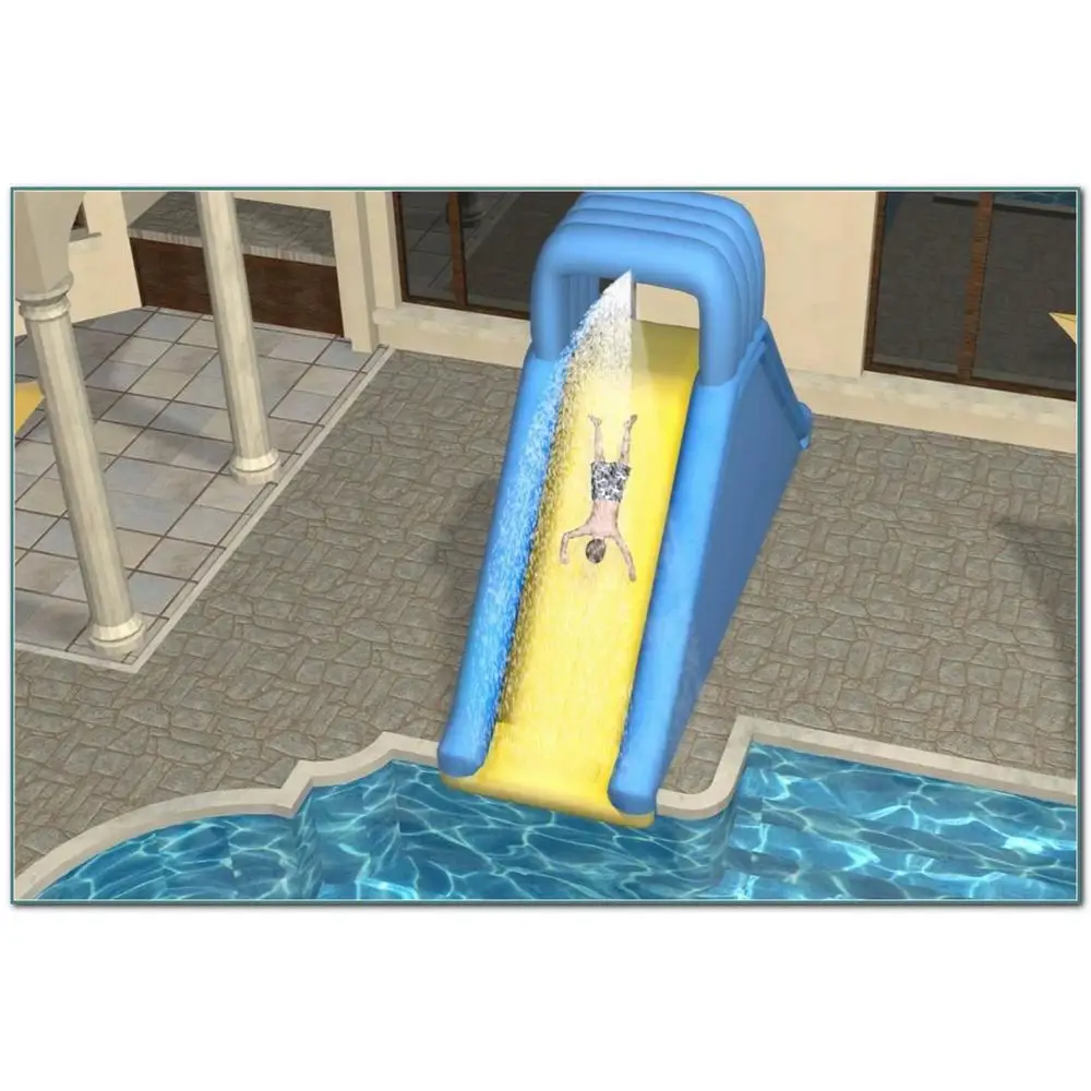 

premium inflatable water slides for inground pools