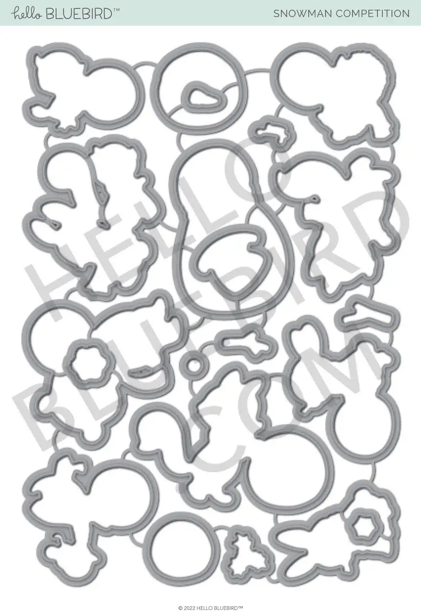 Monkey Snowman Competition Metal Cutting Dies Stencil Clear Stamp for DIY Scrapbooking Photo Album Decorative Embossing DIY Card