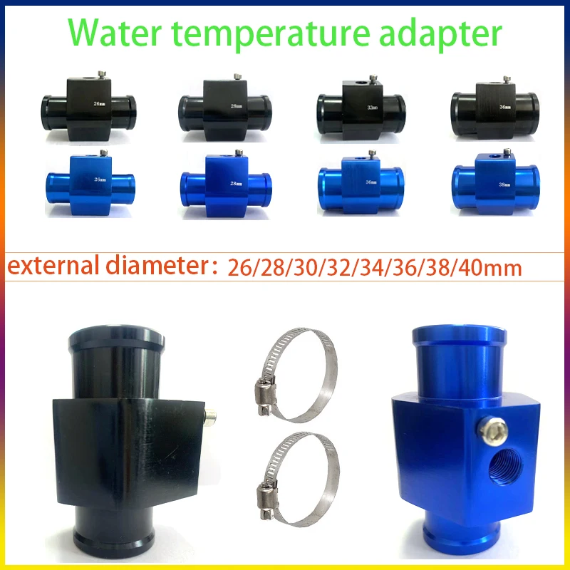 

Aluminium Water Temperature Gauge, Joint Pipe Sensor Adapter, Radiator Temperature, Car, Truck, 26/28/30/32/34/36/38/40mm