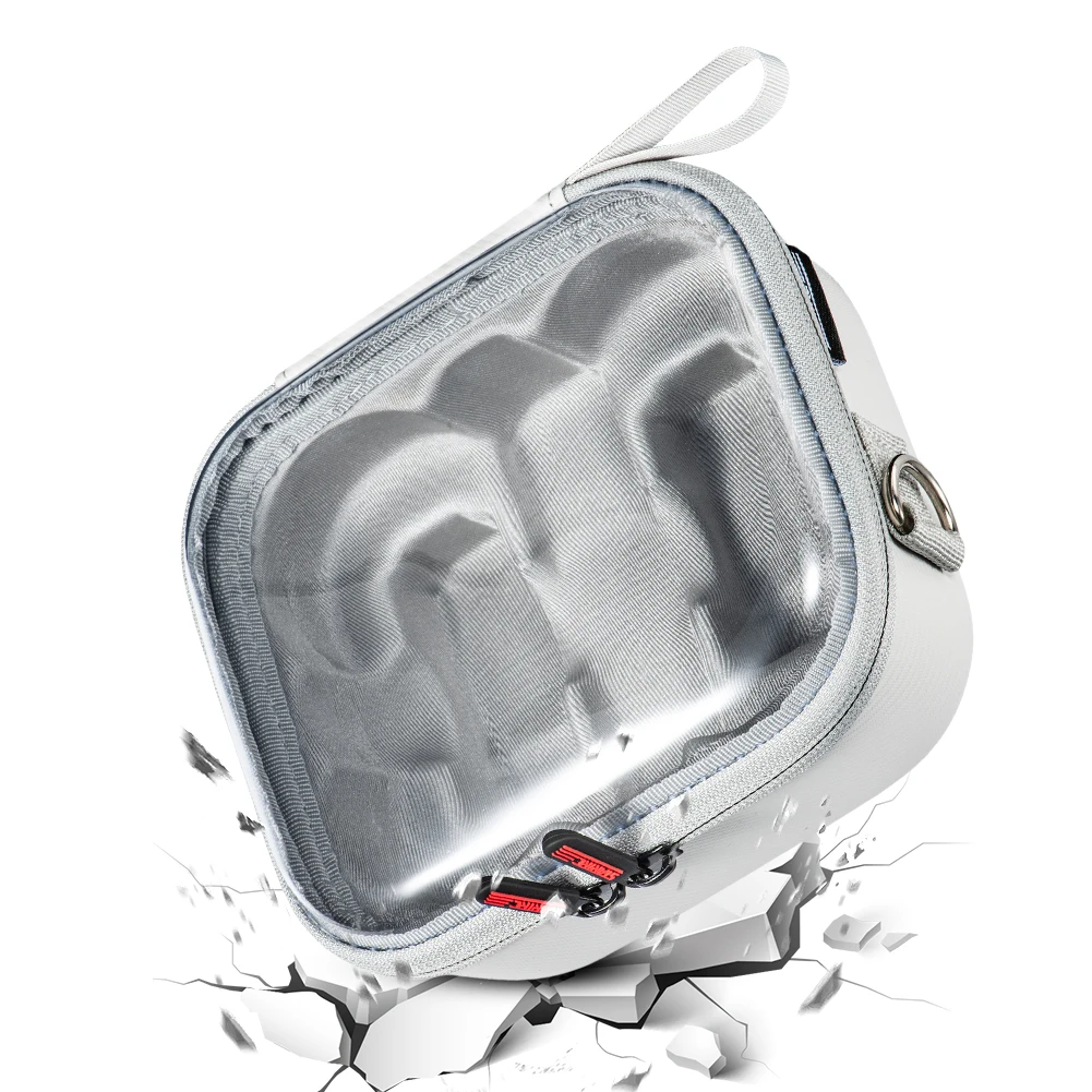 Portable Carrying Case Shockproof Transparent Shoulder Bag Splashproof Travel Case Anti-scratch for DJI Neo Drone & Batteries