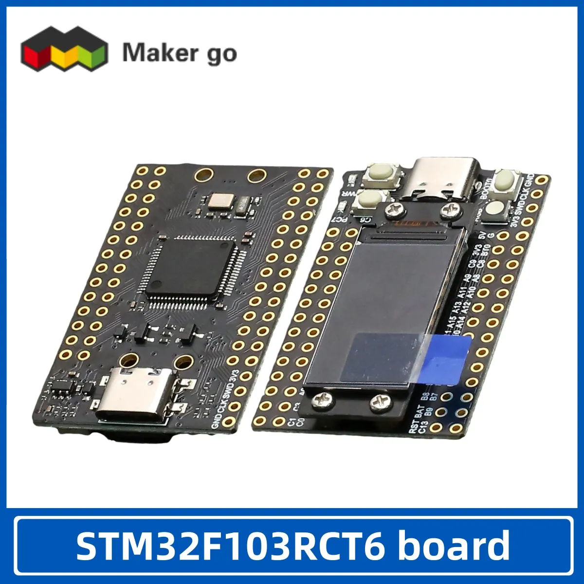 

Мини макетная плата микроконтроллера STM32F103RCT6 с экраном и минимальной системой вспышки