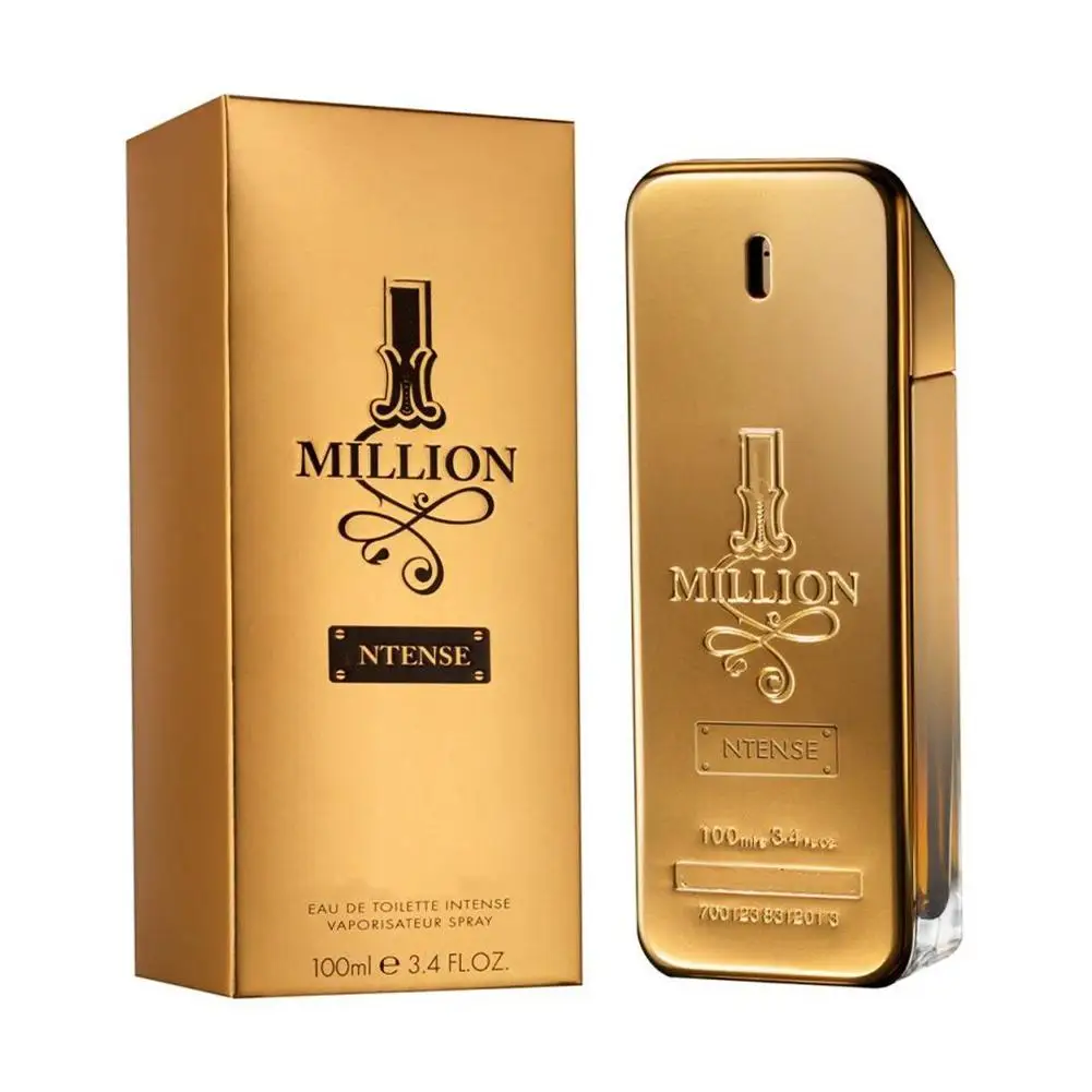 Golden Million Gold Brick Extrait Wood Leather Note Perfume encantador para hombres Fragancia duradera 50/100ml Hombres Mujeres