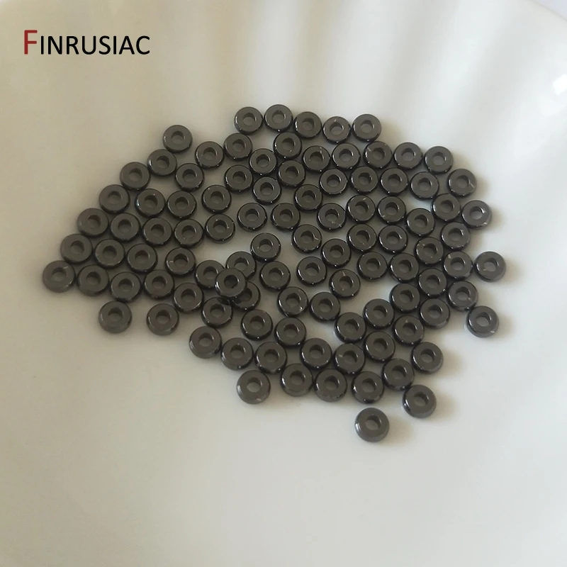 Runde flache Perlen aus vergoldetem Messing metall 3mm/4mm/6mm/8mm Distanz perlen für Schmuck herstellung DIY Zubehör Großhandel – Detail 21