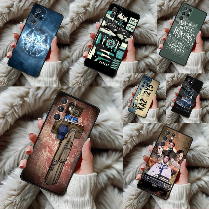 Supernatural Phone Case For Samsung Galaxy S24 S25 S26 Ultra S22 S23 Plus S21 S20 FE Note10 TPU Cover