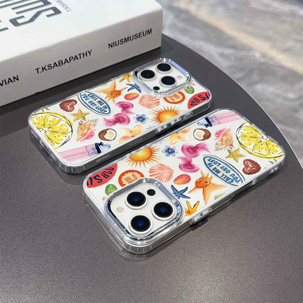 Прозрачный чехол для телефона с цветной креативной наклейкой для Xiaomi Redmi Note A5 A3 14 13 14c 13c 12 11 12s 12c Pro Plus 4G 5G