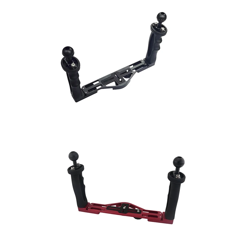 

Underwater Camera Tray Stabilizer Dual Handle Rig, Underwater Tray Stabilizer Housing Bracket for Photography-ABIU
