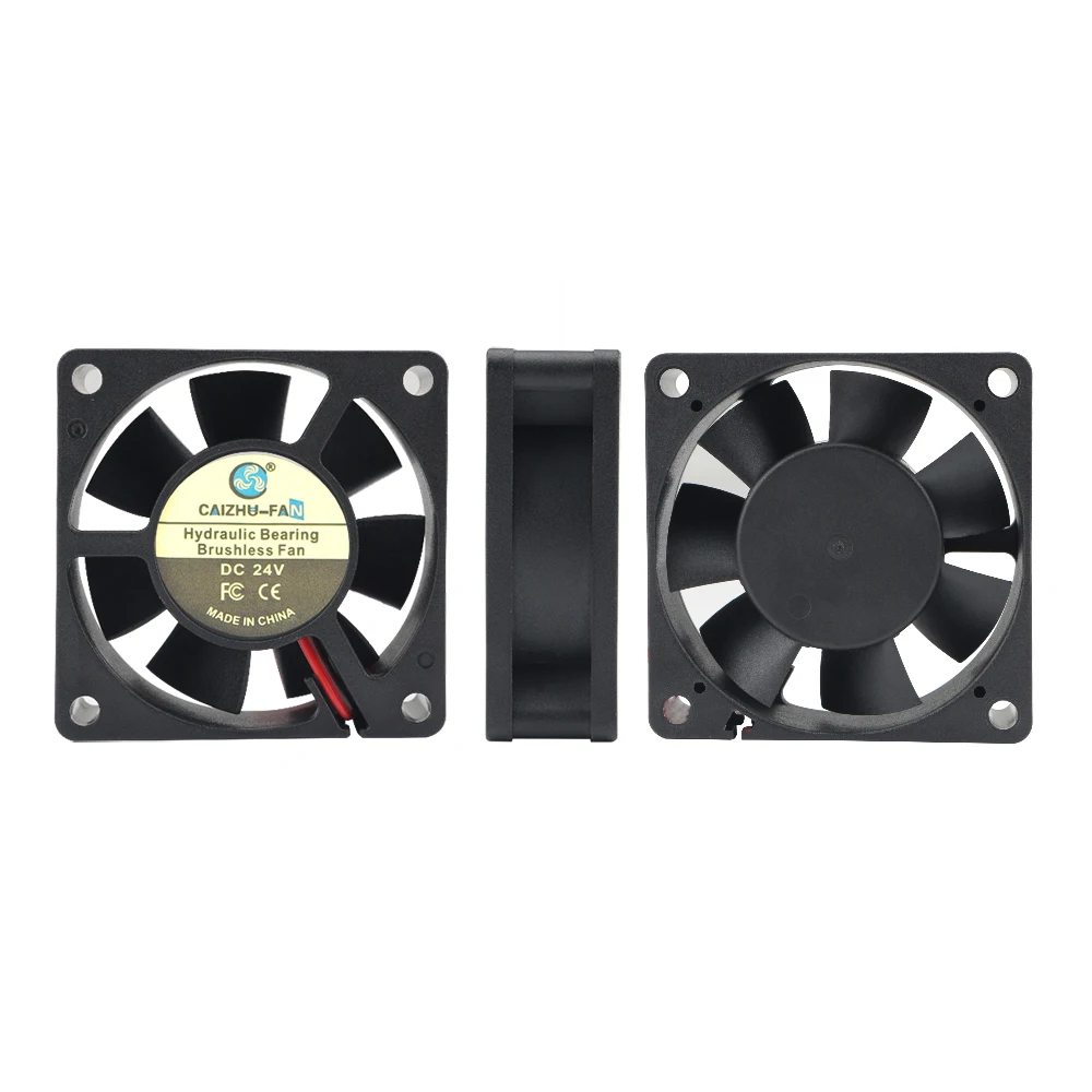 FYSETC 6020 Ventilador de resfriamento para Voron 2.4 R2 24V Exaustor hidráulico com rolamento sem escova Peças de impressora 3D