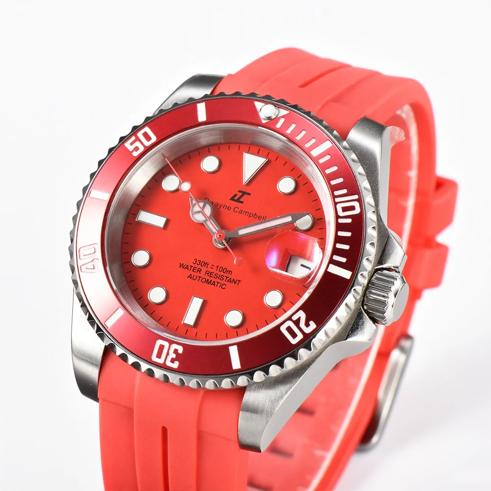 ساعة ميكانيكية أوتوماتيكية للرجال - لحركة NH35 كاجوال للأعمال على طراز الموضة مقاومة للماء #5