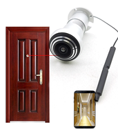 Tuya Wifi Audio Door Eye Hole Home 1080P 1.7mm Wide Angle FishEye Lens Mini Peephole Door IP Camera P2P APP for Phone