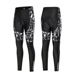 Women Cycling Pants Spring Autumn Coolmax Cycling Trousers with 3D Gel Pad Riding Bicycle Pants Pantalon MTB pantalones de mujer