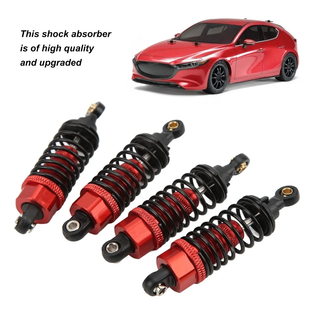 Precision All-Aluminum Alloy Shock Absorbers For 1/10 RC Vehicles Compatible For Tamiya TT-01 TT-02 TT-02D M-05 M-06 TA05 TL-01