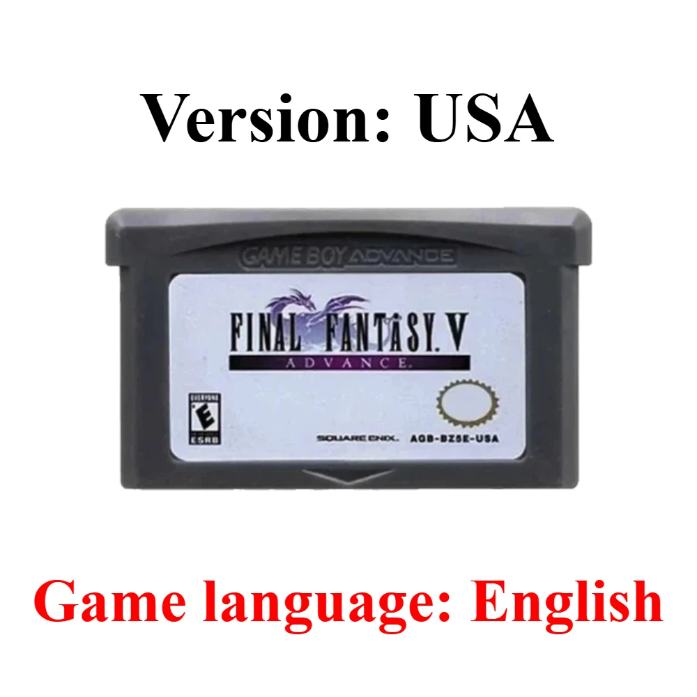 GBA Englische Spielkassette Final Fantasy Advance Wars Metroid Kirby Golden Sun Doom of Fire für GBA SP Spiel Klassische Spielkarte – Detail 8