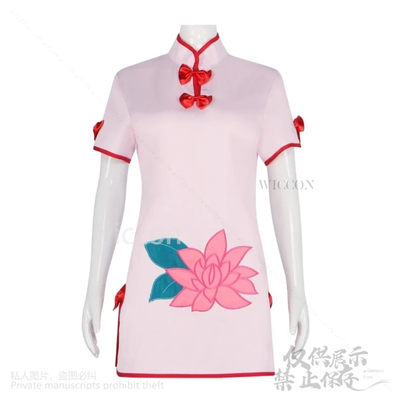 New Anime Ranma ½ Cosplay Shampoo Chinese Style Maid Dress Lolita Wigs Woman Girls Sexy Kawaii Party Suit Halloween Christmas