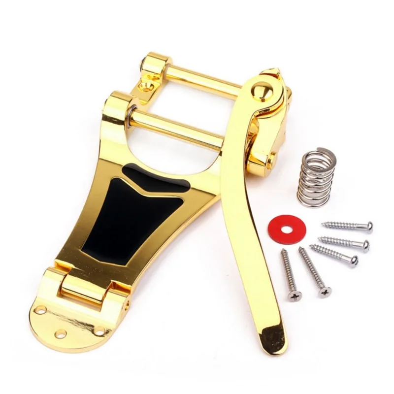 

Alloy Guitar Vibrato Bridge Gold Large-joystick Compact Sturdy Durable Guitar Vibrato System Musical Instrument Accessories