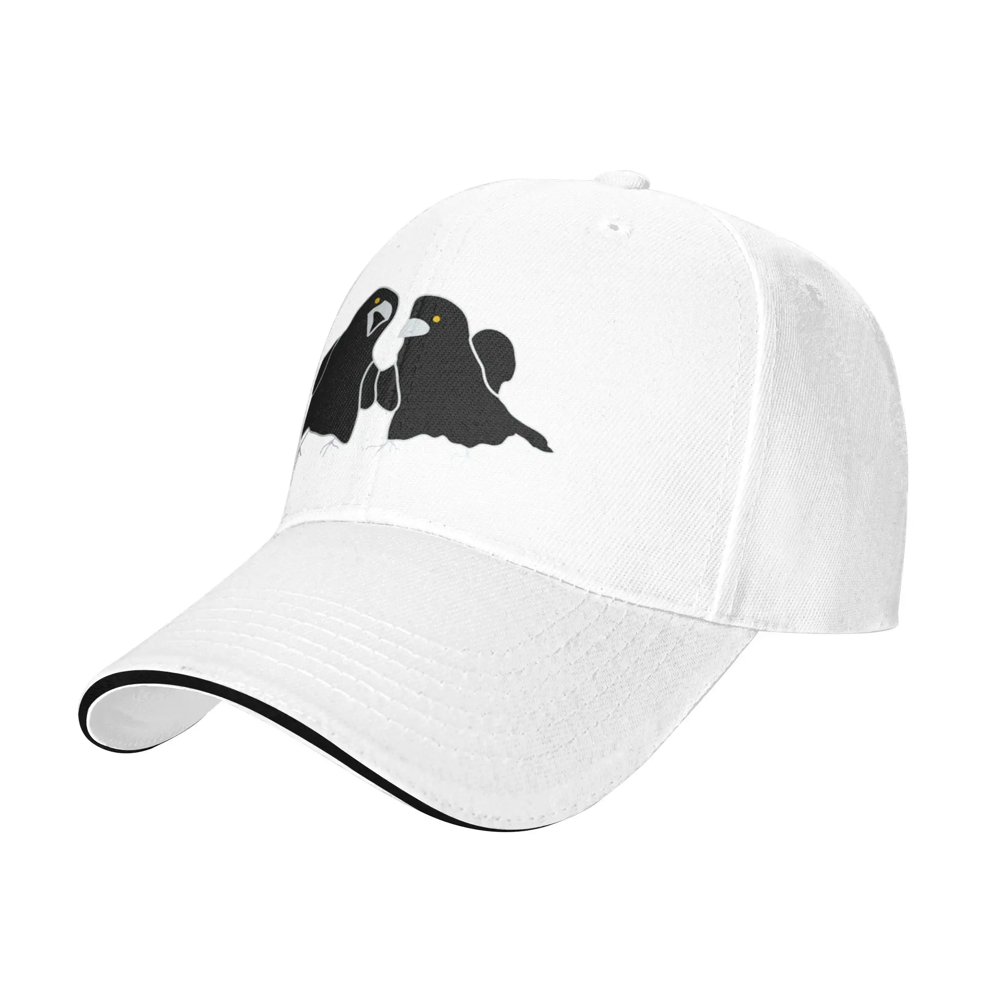 Minimalist Double Crows logo Gift For Children Men Women A Baseball Cap Hat