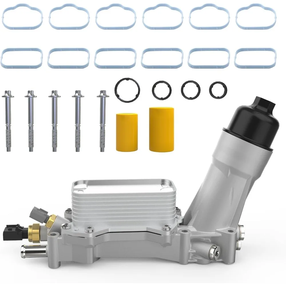 

Aluminum Engine Oil Cooler Filter Housing Adapter 926876 3.6L