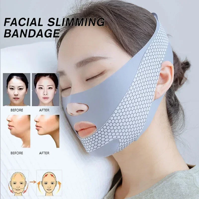 Sleep Face V Shaper Slimming Facial Bandage Double Chin Reducer Face Lift Massage Thinning Band for Comfortable Use view 2