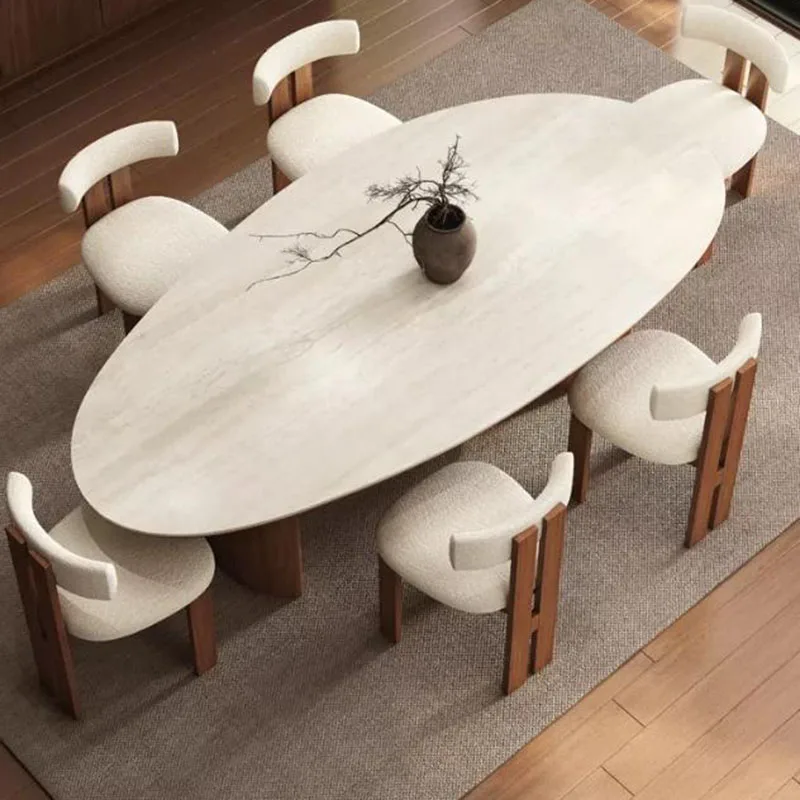 Centerpiece Candles Dining Table Underplate Italia Dressing Lounges Wood Dining Table Living Room Mesa Comedor Furniture Home