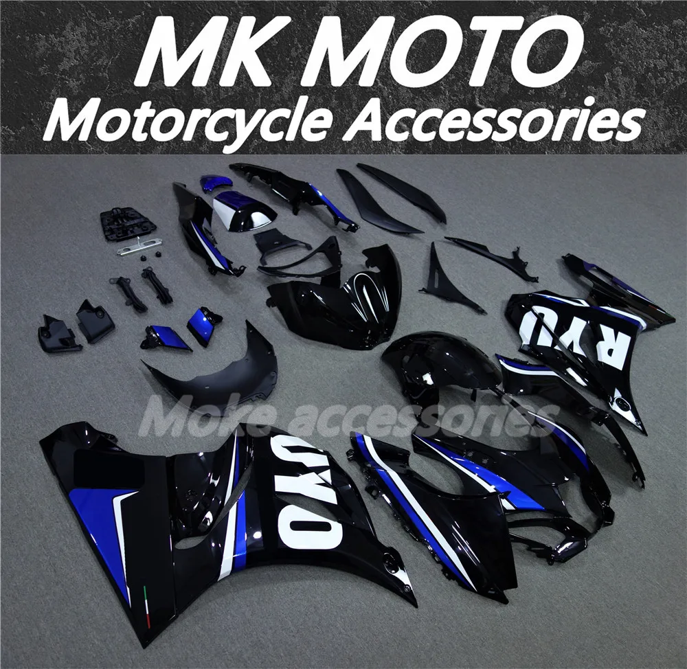 Motorrad-Verkleidungsset, passend für Gsxr 1000 2017 2018 2019 2020, Karosserie-Set, hochwertige ABS-Einspritzung, NEU, blau, helles Schwarz