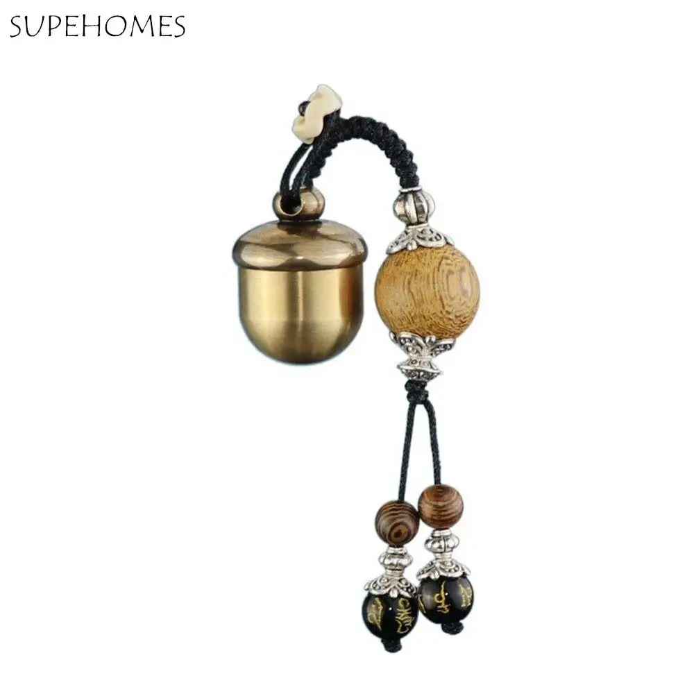

Buckle Brass Acorn Medicine Bottle Moisture-proof Travel Pill Case Capsules Organizer Medicine Pill Box Granule Storage Box