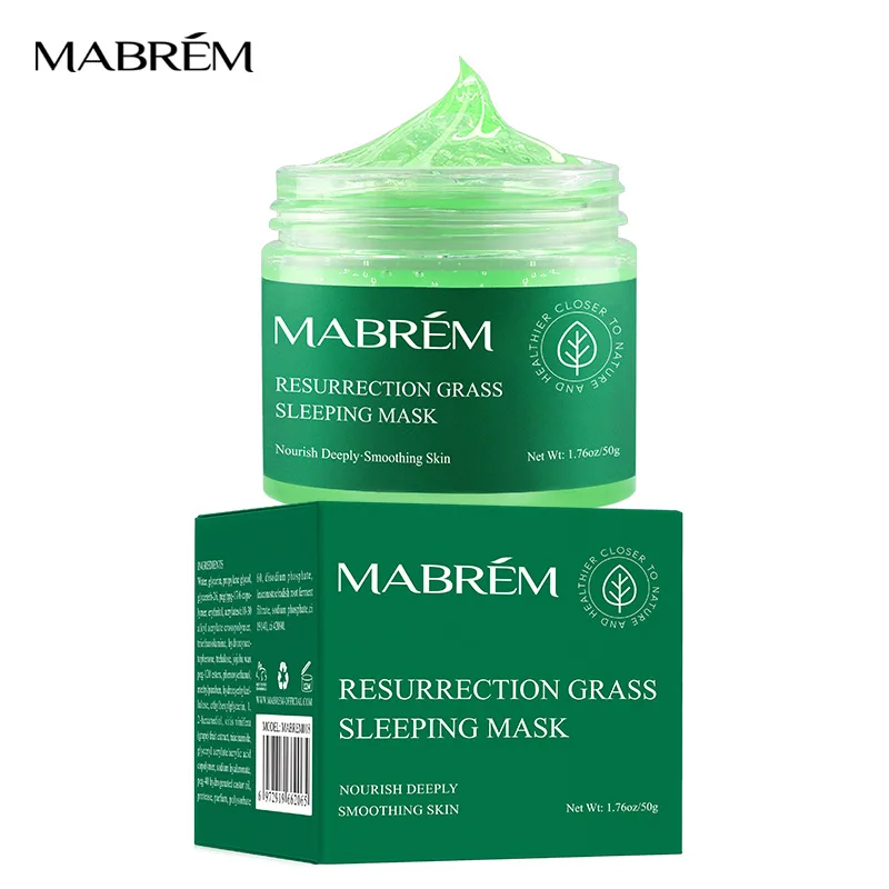 MABREM Plant Hydrating Face Mask Moisturizing Anti-Aging Whitening Skin Care Revitalizing Cream Sleeping Facial Mask Treatment