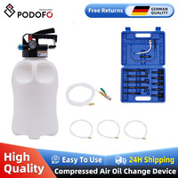 Podofo 10L Pneumatic Transmission Oil Filling Tool Dispenser Gearbox Fluid Extractor Kit Oil Refilling Pump With ATF Adaptor
