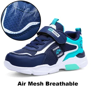 Children Children Children Casual Sports Shoes For Boys Breathable Summer Knit Children Hook & Loop Students Girls School Running Tennis 12 Main Sales Children's Sneaker Girl - №7