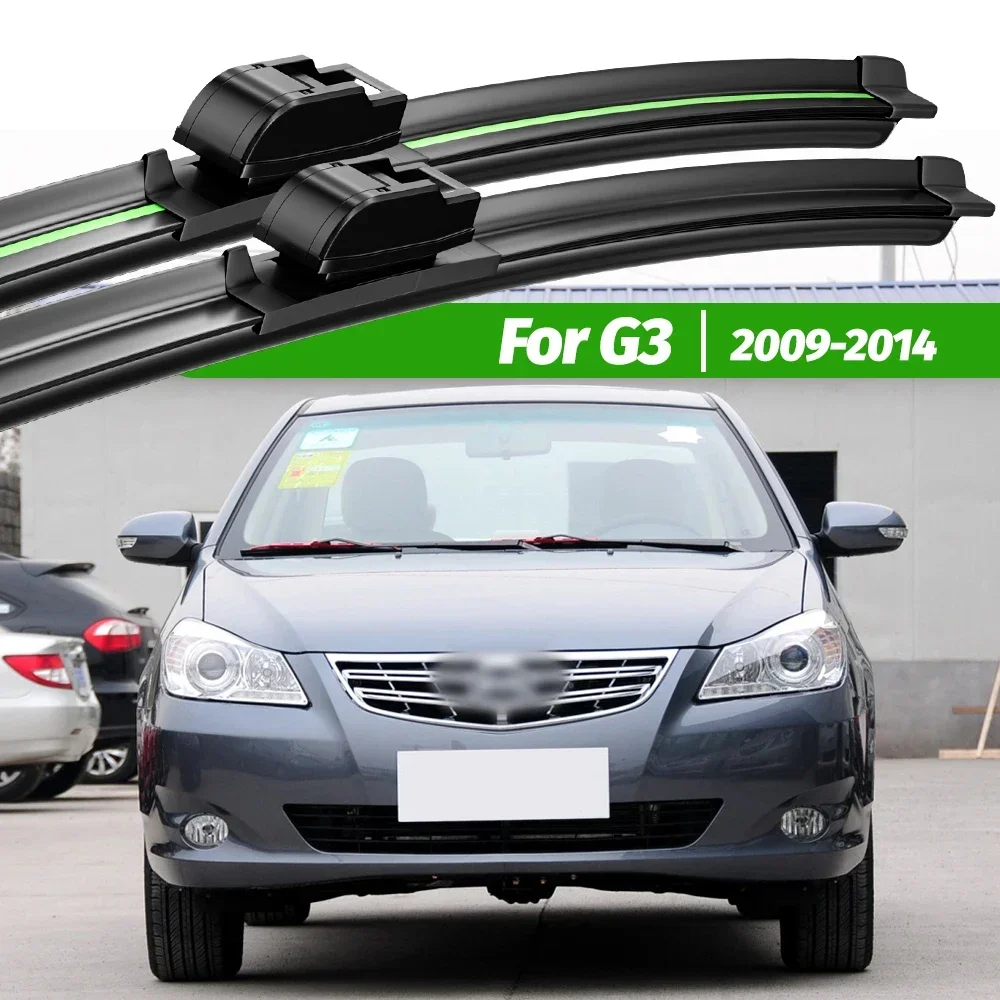 

For BYD G3 2009-2014 2pcs Front Windshield Wiper Blades 2010 2011 2012 2013 Windscreen Window Accessories