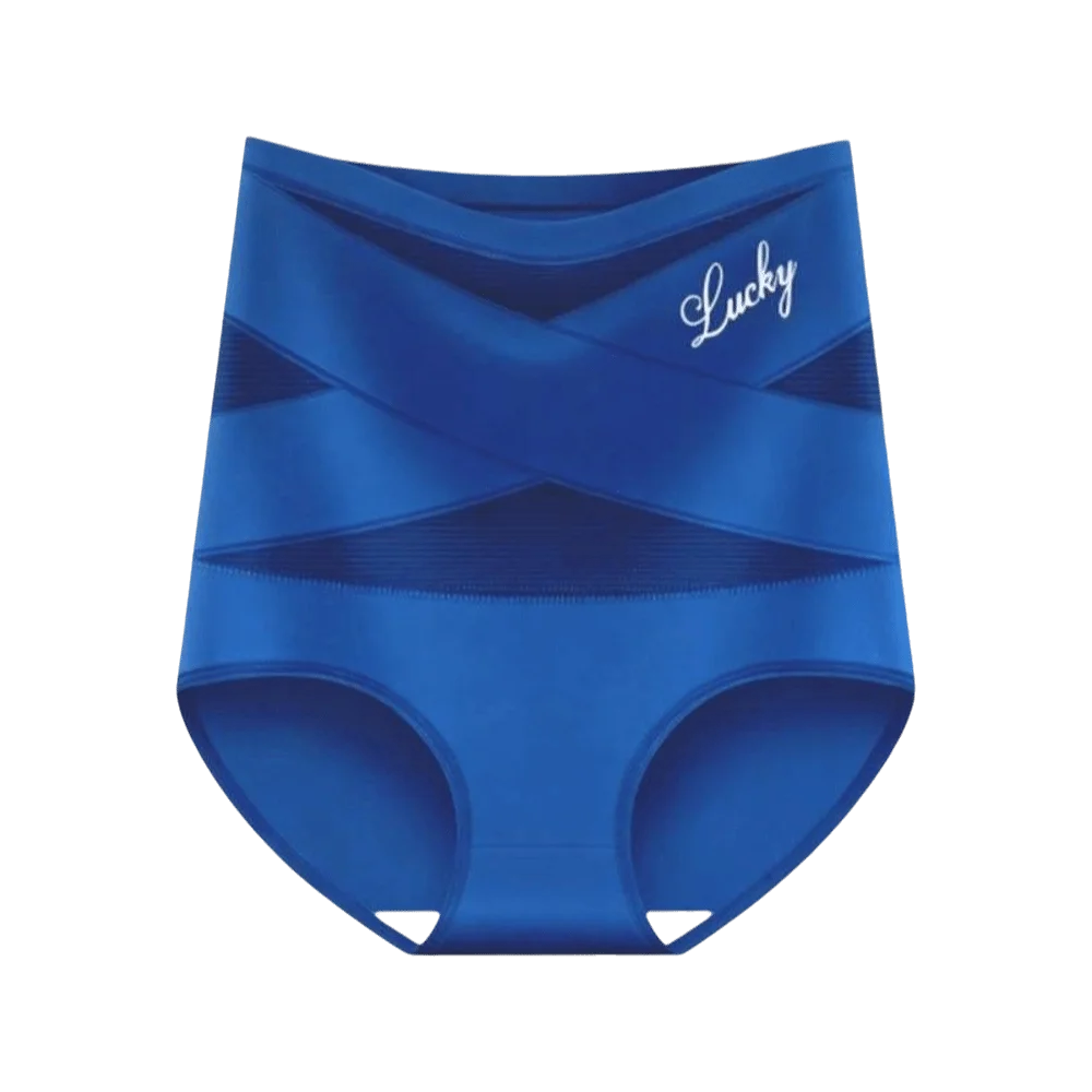 Lingerie High Waist Postpartum Shapers Mesh Cross Seamless Tummy Control Panties Butt Lifting Ice Silk Body Shaper Body Shaping