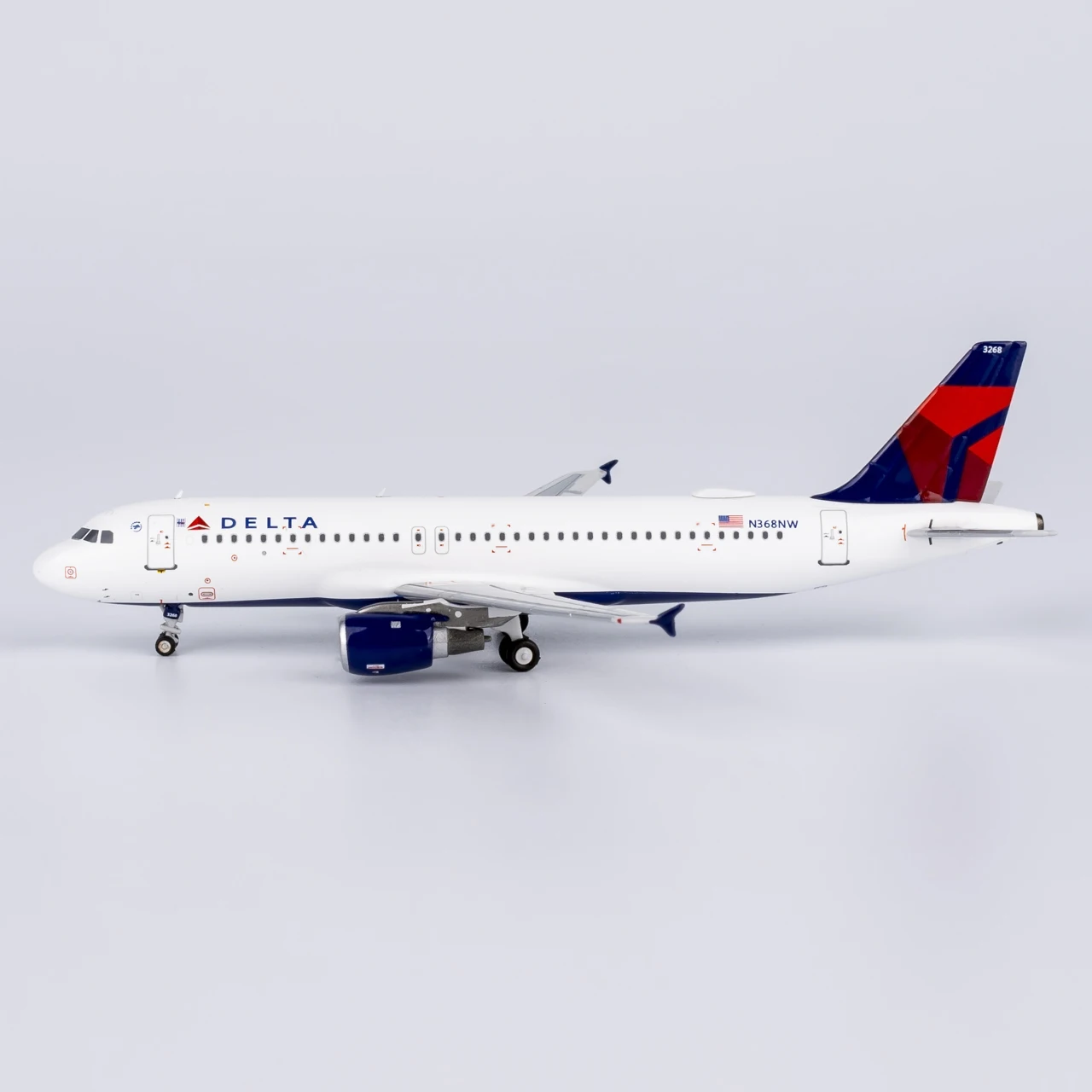 Avion de collection en alliage 15045, modèle NG 1:400 lignes d'air Delta "SkyTeam" Airbus A320-200, modèle d'avion moulé sous pression N368NW