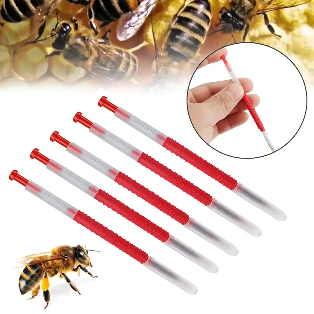 5Pcs Beekeeping Supplies Equipment Collect Royal Jelly Honey Bee Feeders Royal Jelly Beekeeper Tools Bee Farm Transfer Needle